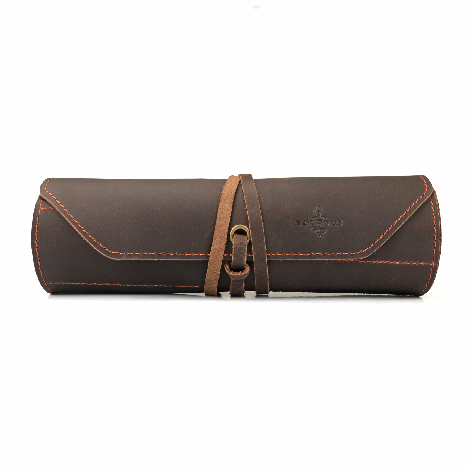 TOURBON Leather Rollup Workshop Carpenter Carving Tool Organizer Holster Storage