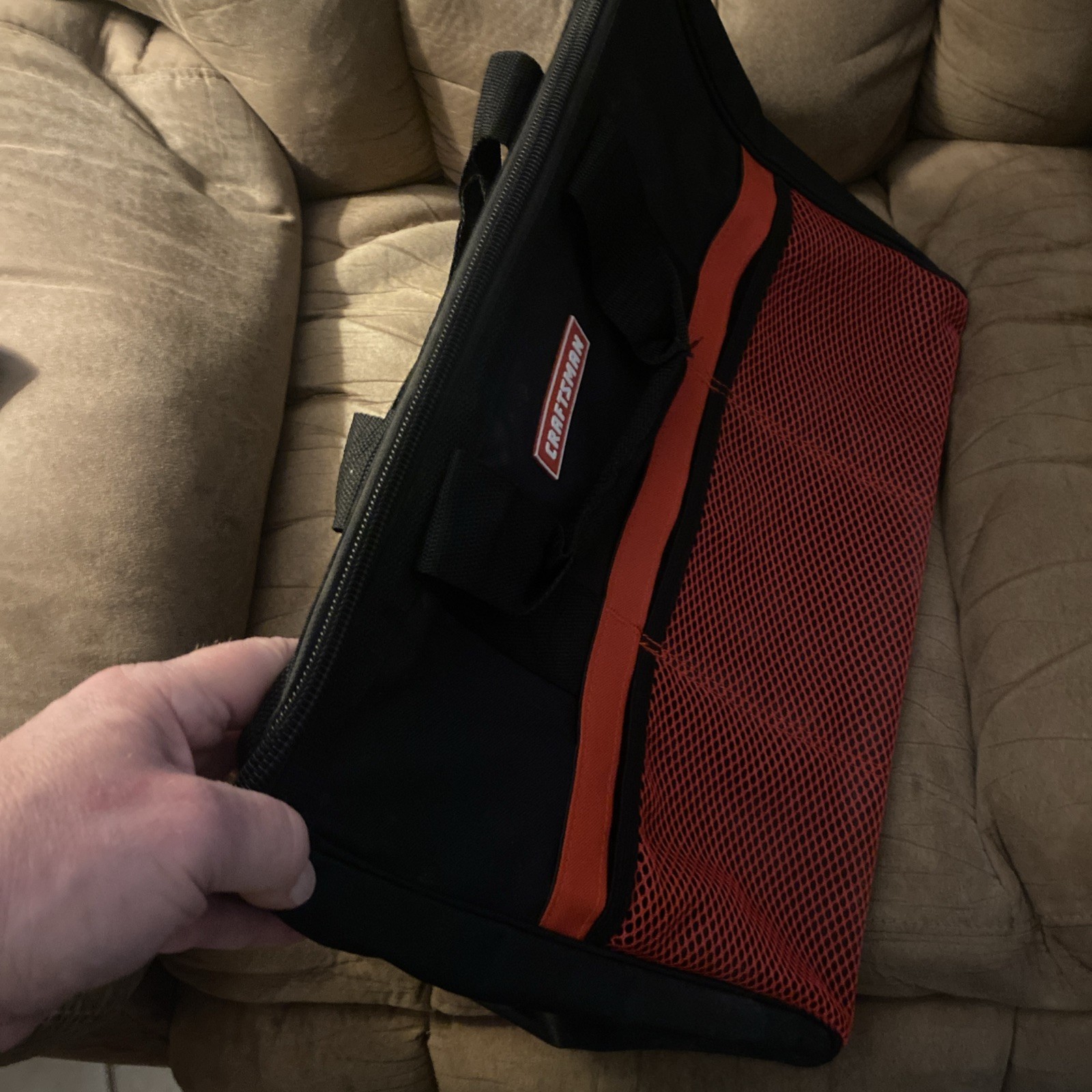 Craftsman 18″ Soft Tool Bag Large Wide Mouth 37537 Storage Carry 600D Denier