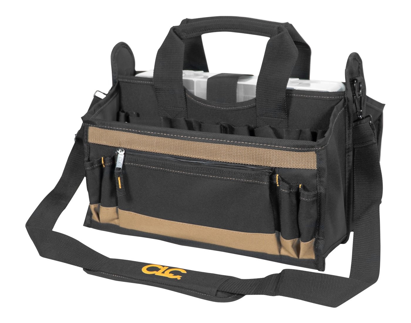 CLC 1529 16 In. Center Tray Tool Bag, 16 Pocket