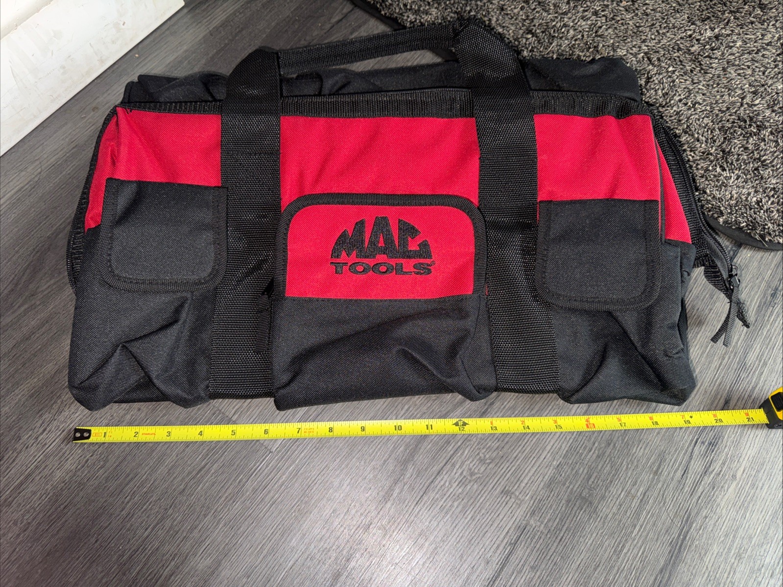 Mac Tools Large Red/Black Tool Bag MTB002 Heavy Duty