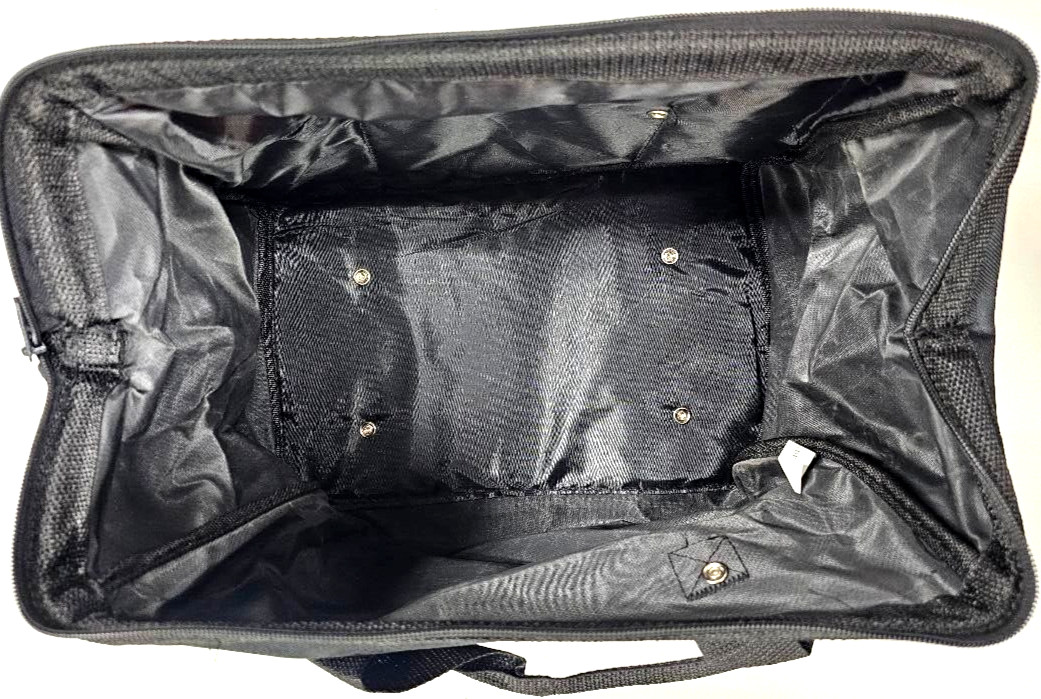 2) Dewalt Tool Bag Case 15″ x 10 x 9 Canvas For 20V Drill, Battery, Pocket Rails