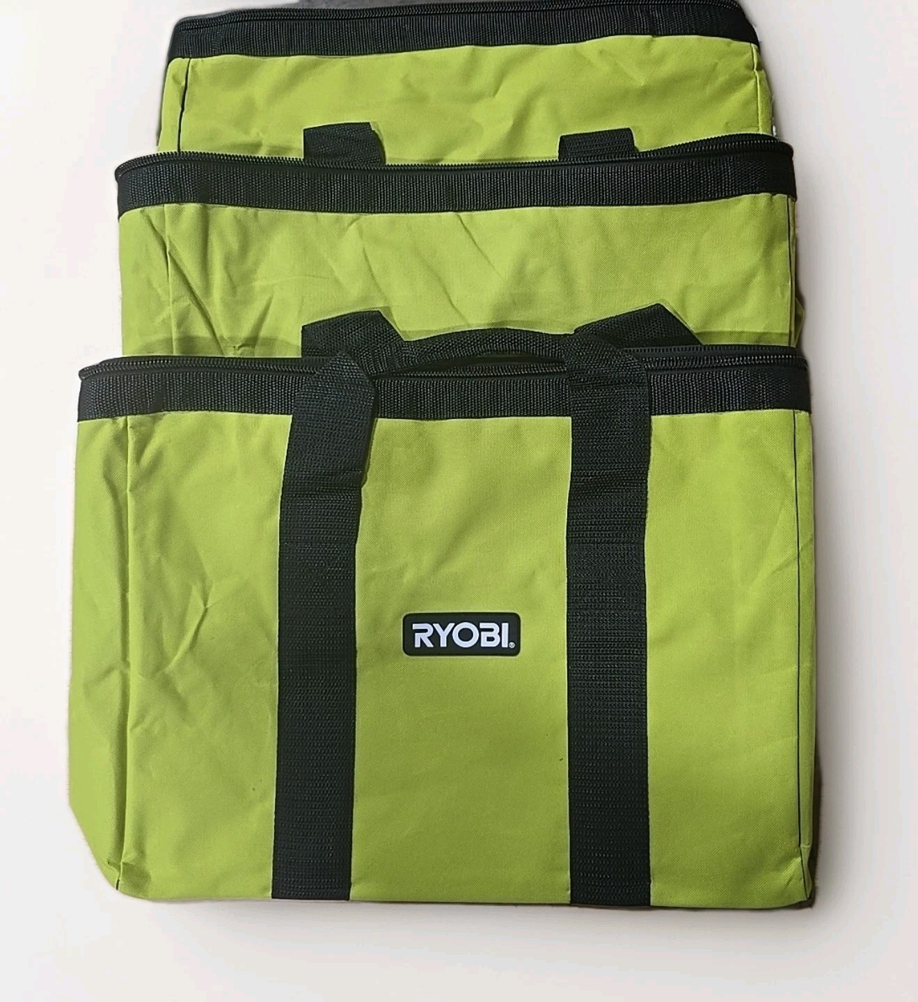 Ryobi Contractor Canvas Tool Bag PACK OF 3 BAGS- Genuine NEW 18″x12″x10″