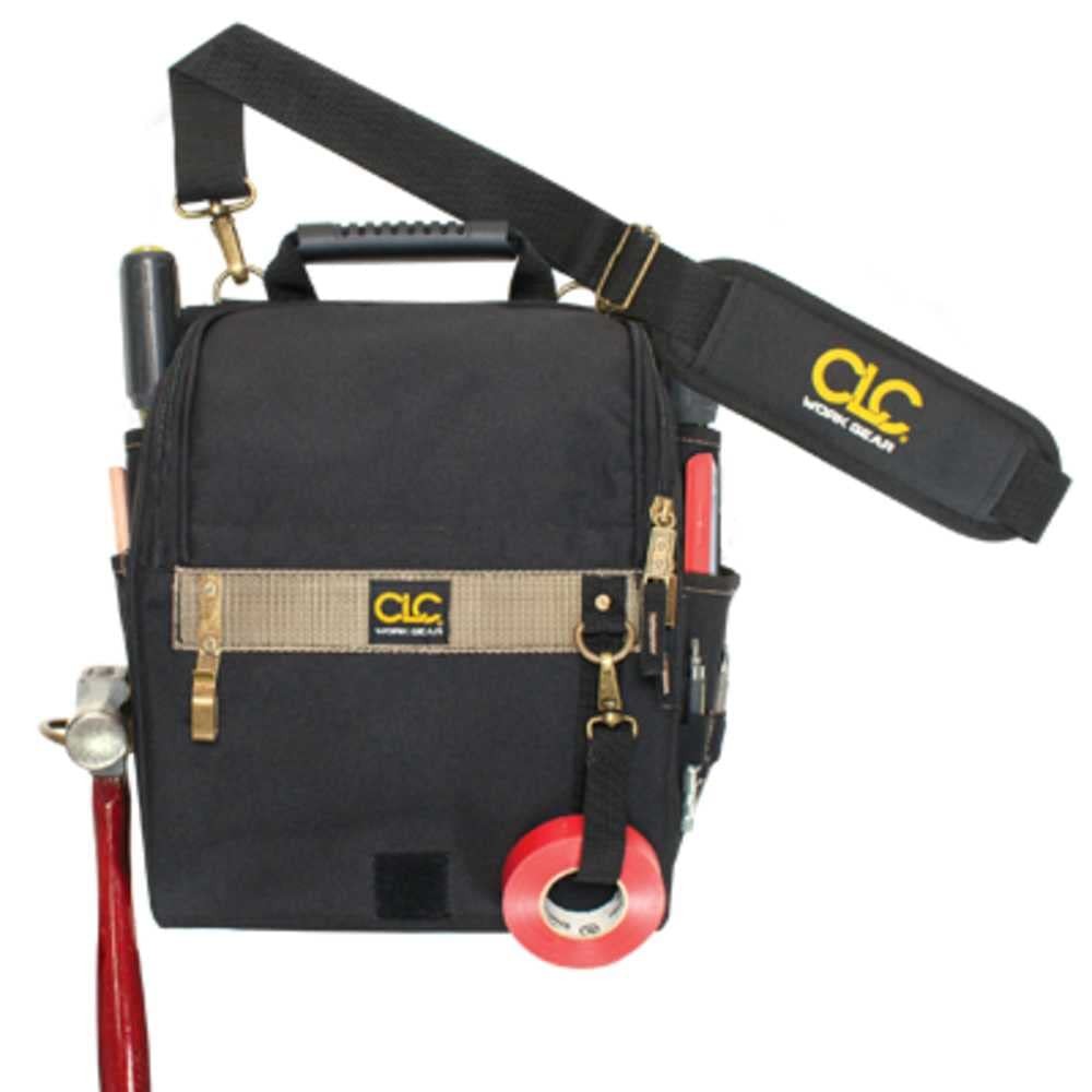 Clc Ercraft 1509 Zippered Professional Electricians Tool Pouch 21 Pocket Black