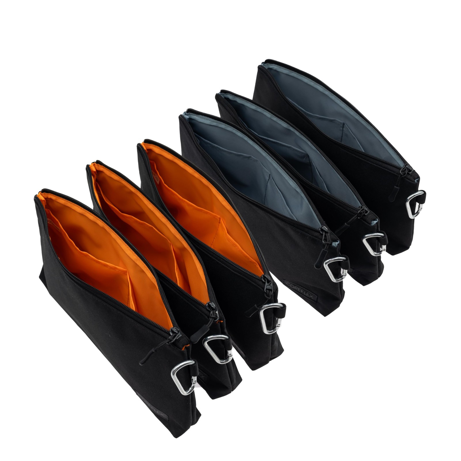 Multipurpose Tool Pouch Zipper Bag – Heavy Duty Storage Bag (6 Pack, 12″)