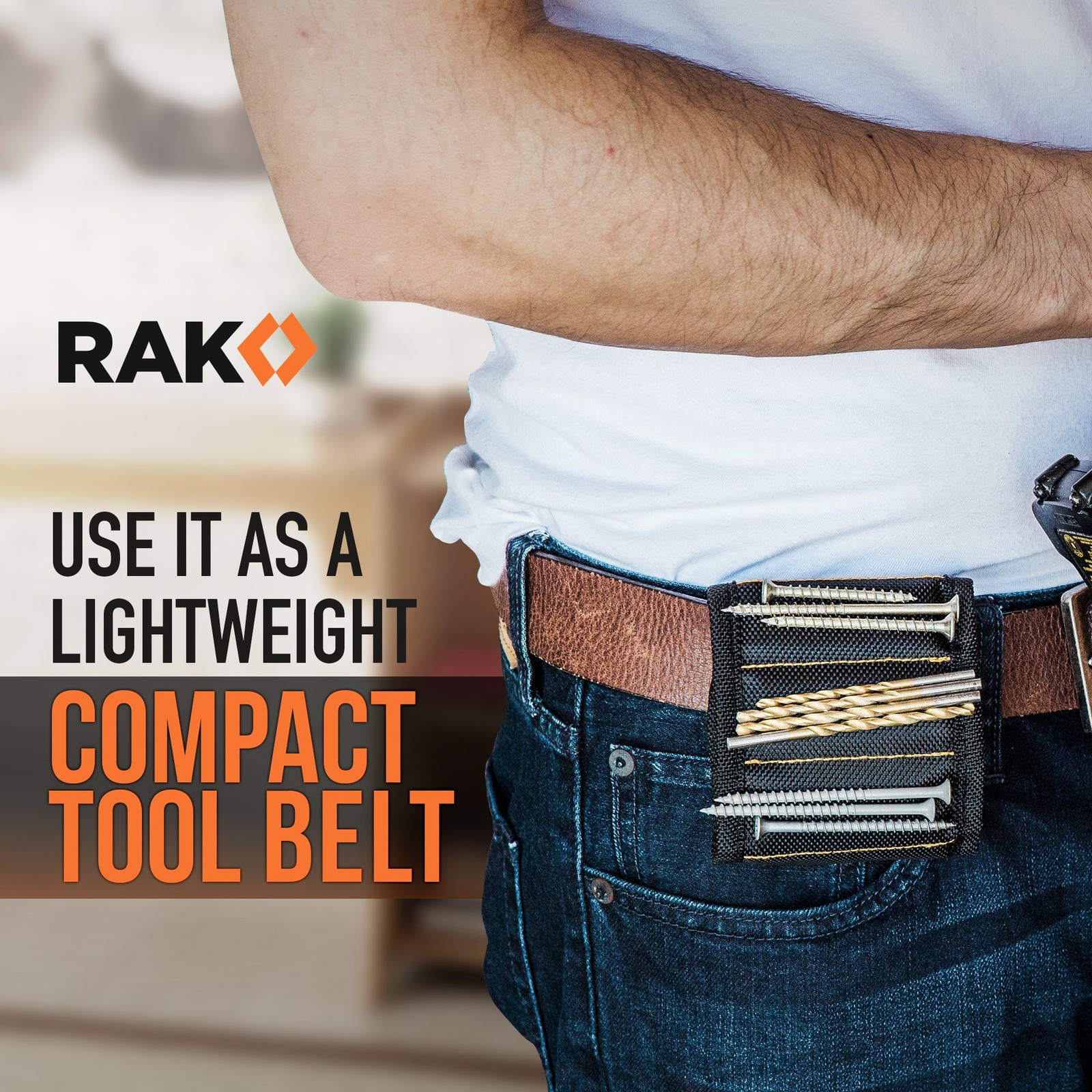 Magnetic Wristband Tool Belt – Holds Screws, Nails, Gadgets for Men, Dad, Hus…
