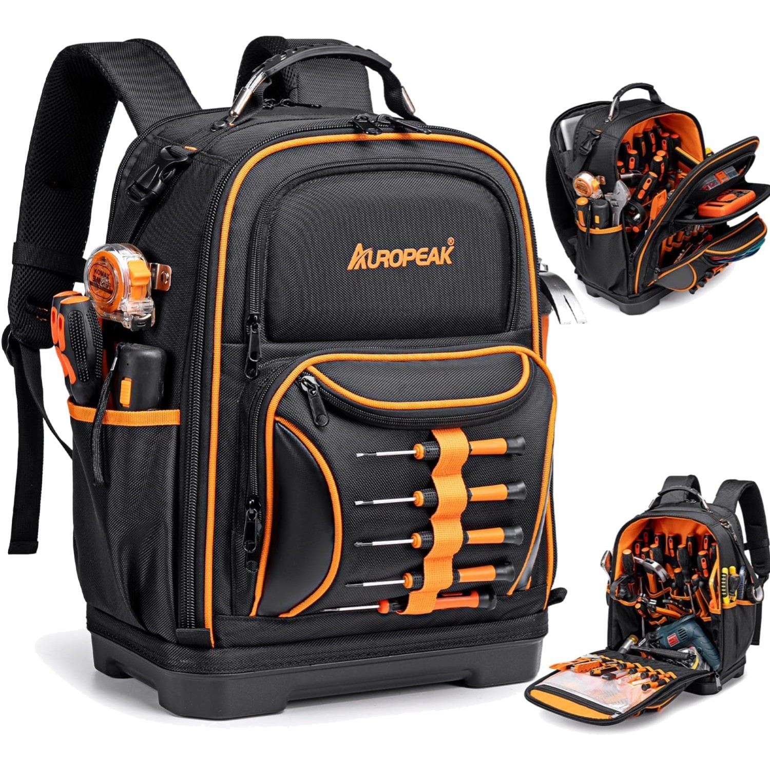 Waterproof Electrician Tool Backpack with 73 Pockets – Ideal for On-Site Storage