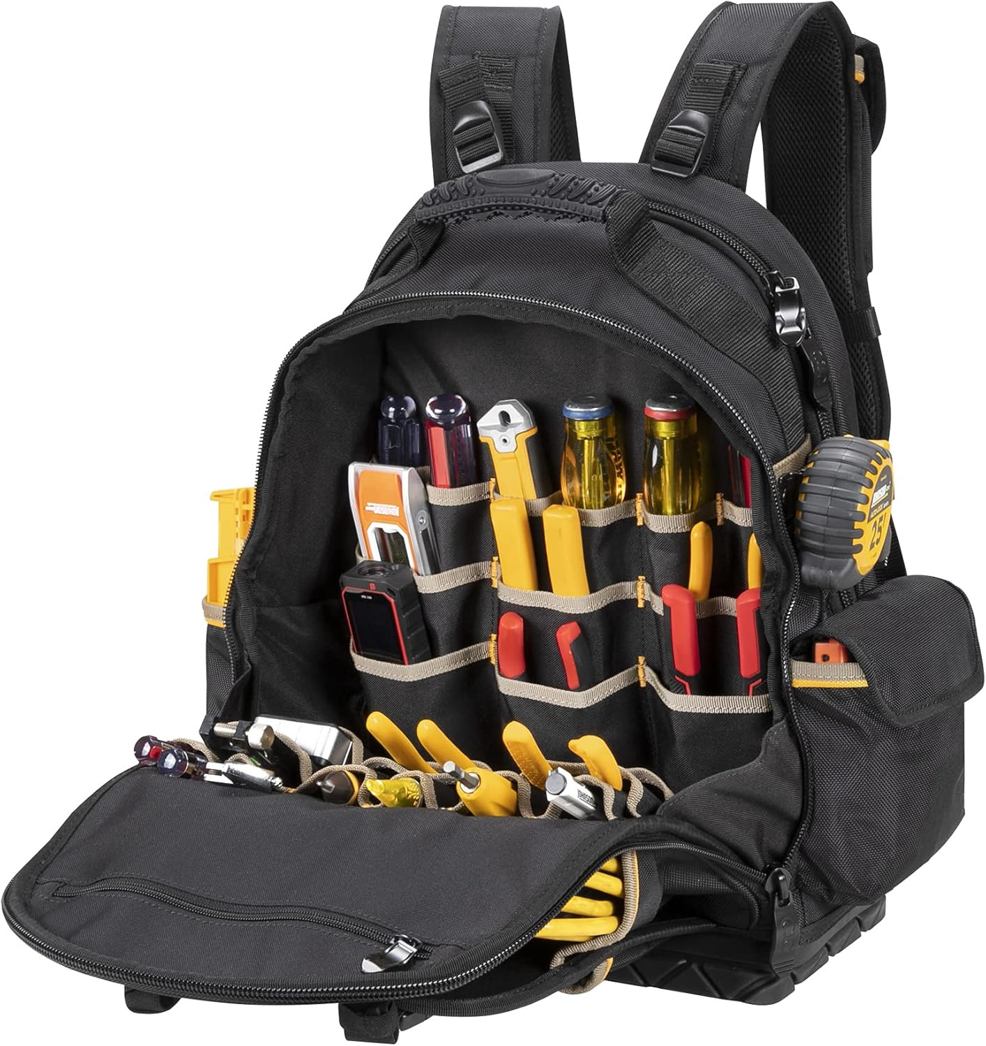 CLC Tool Backpack with 38 Pockets & Klein 11-Piece Hex Wrench Set