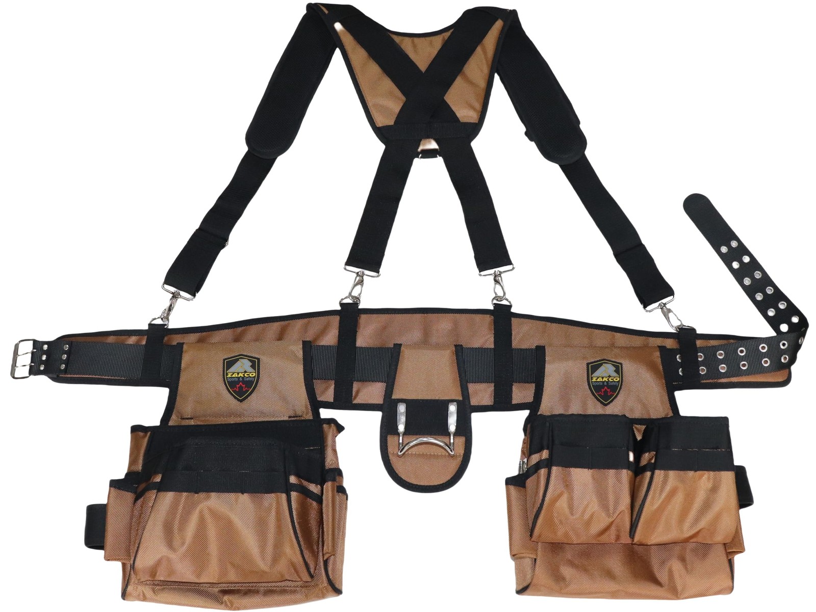 Professional 1680D Polyester Tool Belt with Suspender, Strudy Tool Belt for C…