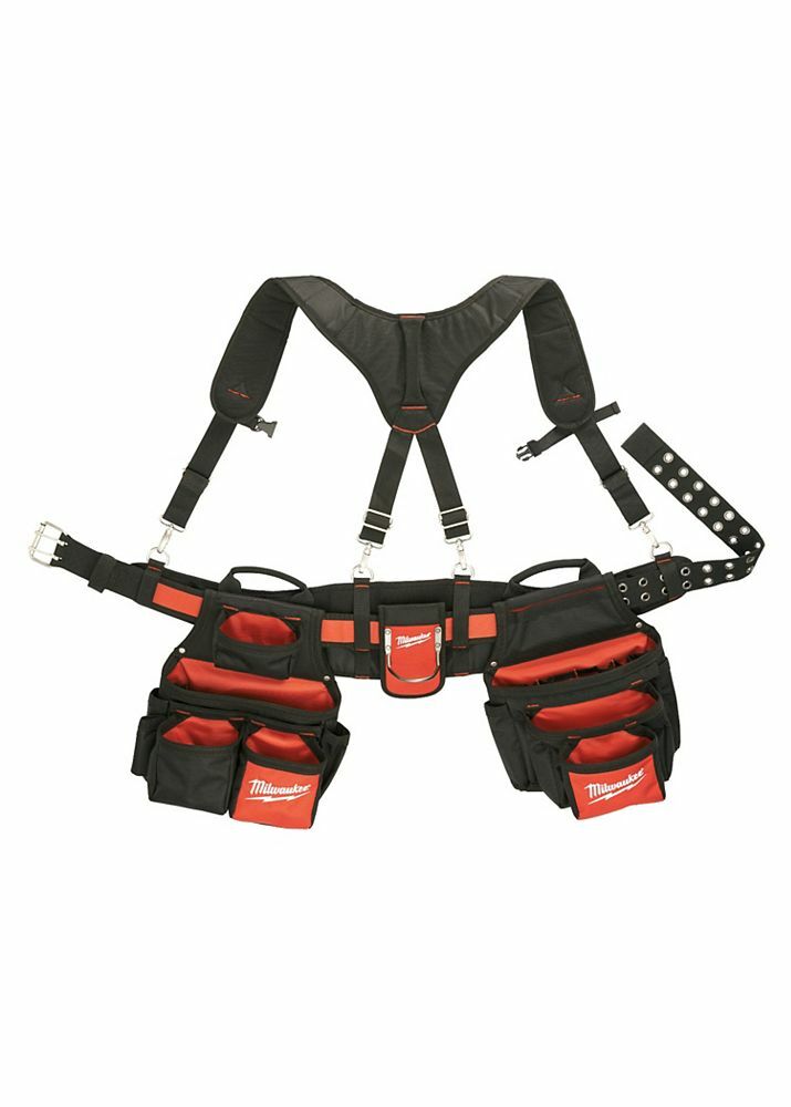 Milwaukee CANADA Contractor Work Belt with Suspension Rig