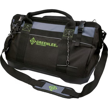 Greenlee 0158-22 Tool Bag, Polyester, Black, 19 Pockets