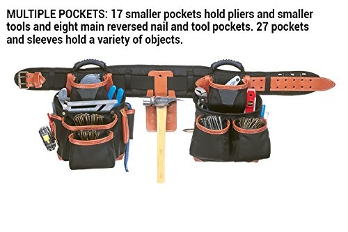 CLC Custom LeatherCraft 51452 4 Piece Of The Line Pro Framer’s Tool Belt