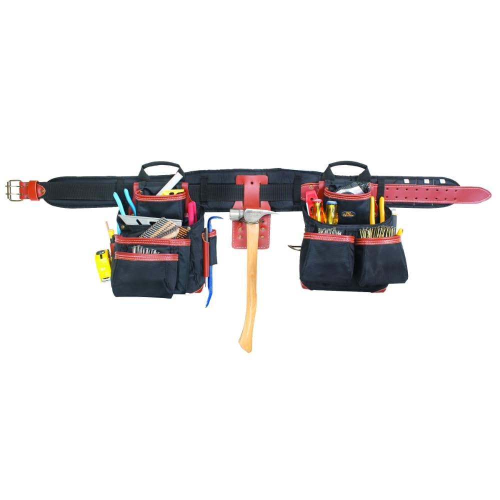CLC Custom LeatherCraft 51452 4 Piece Of The Line Pro Framer’s Tool Belt