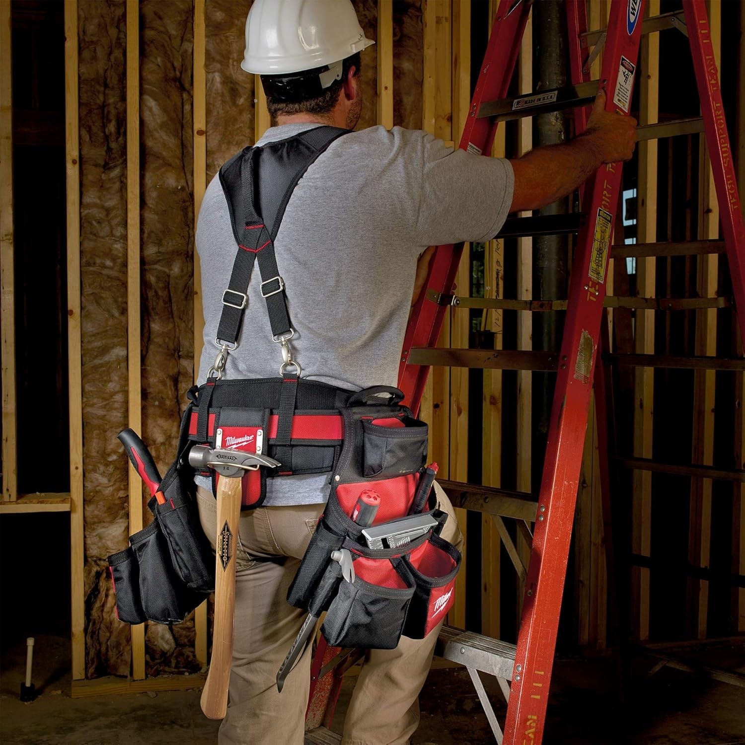 Milwaukee 48-22-8120 Contractor Work Belt with Suspension Rig – FreeShipping
