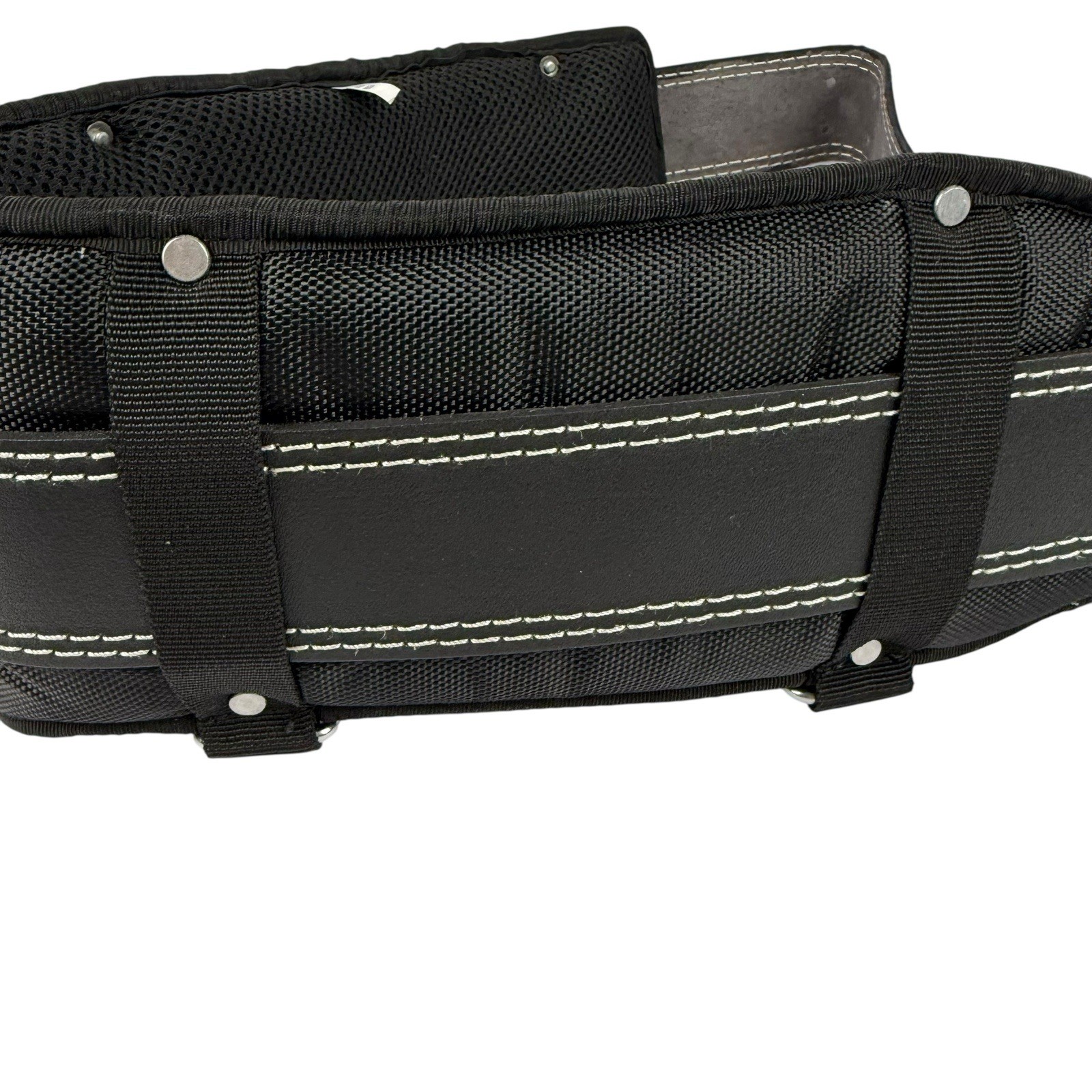 Leather Gold Padded Tool Belt 2115L with Adjustable 5″ Back Support Large wit..