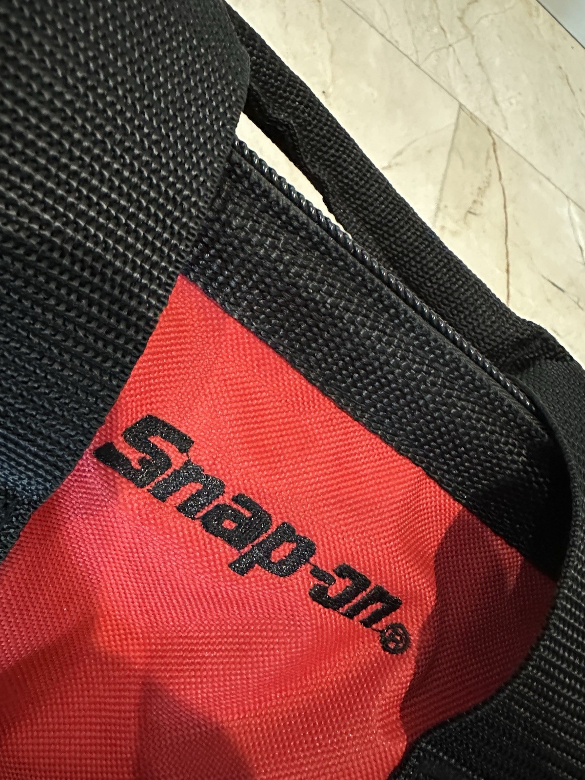 Snap On Tools Canvas Bag Drill Storage EUC