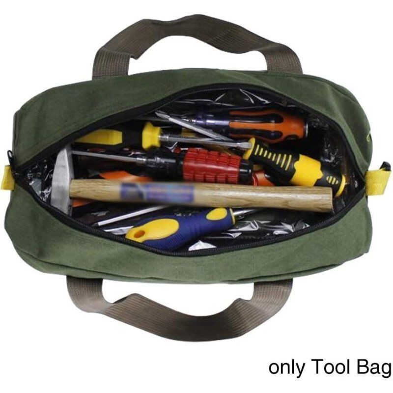 Waterproof Tool Pouch Bag Portable Storage Toolkit Hand Heavy Case Canvas Duty