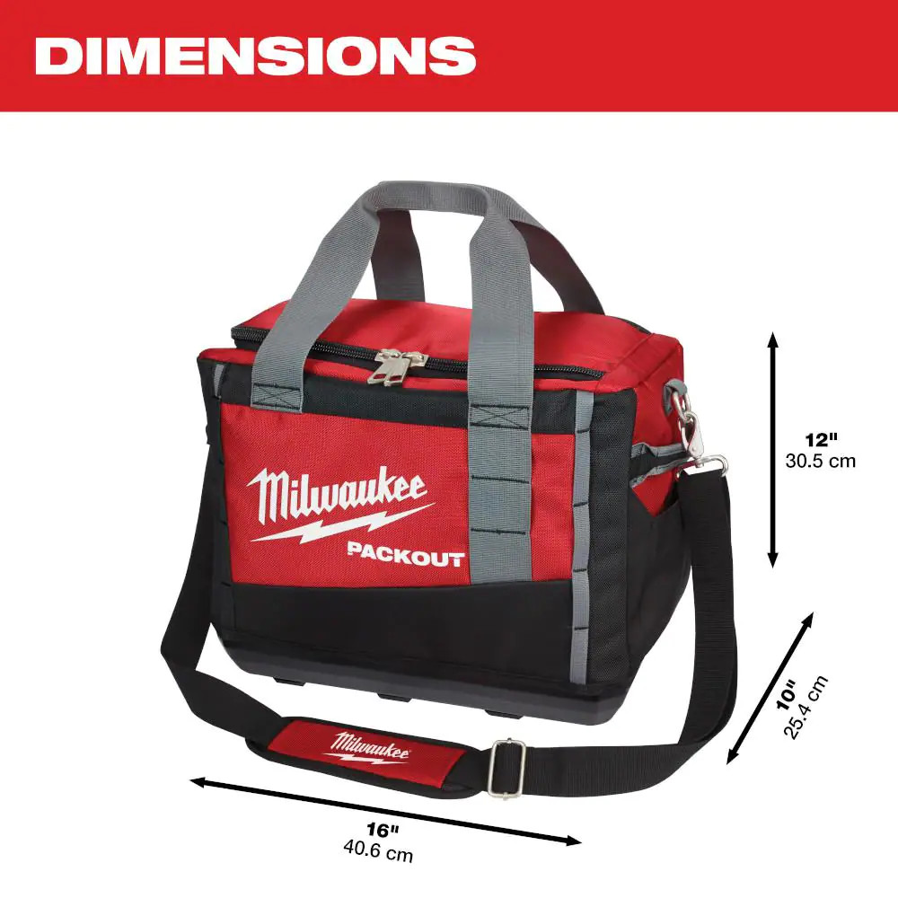 Tech Tool Bag Duffle Construction Electrician Jobsite Tear Resistant Heavy Duty
