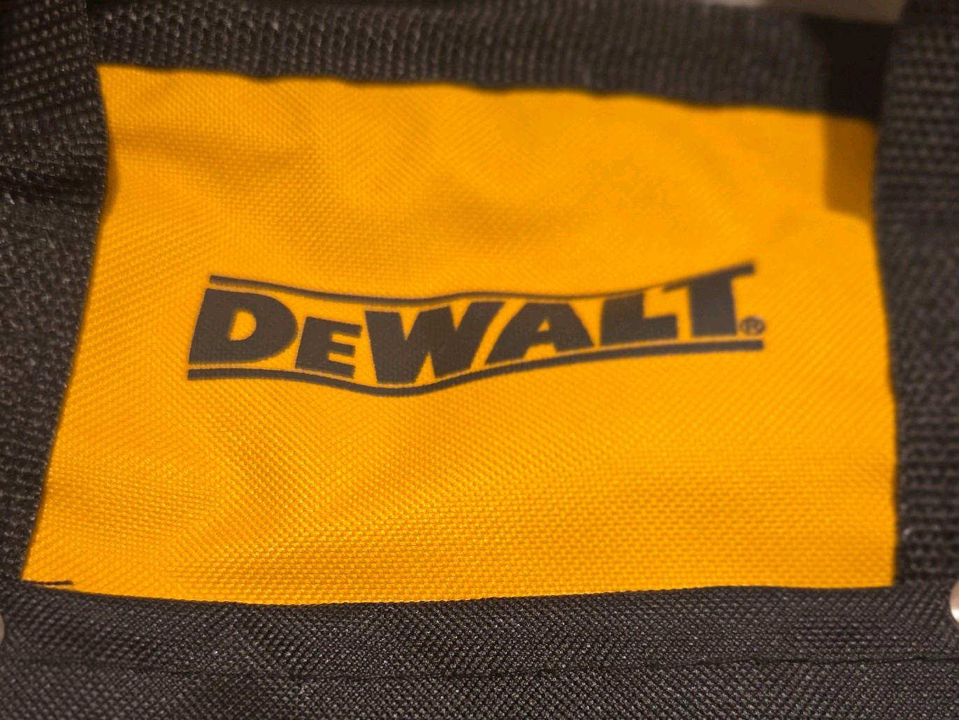 New Dewalt Heavy Duty Ballistic Nylon 13″ Tool Bag ( 1 ). (13” x 10” x 10”)