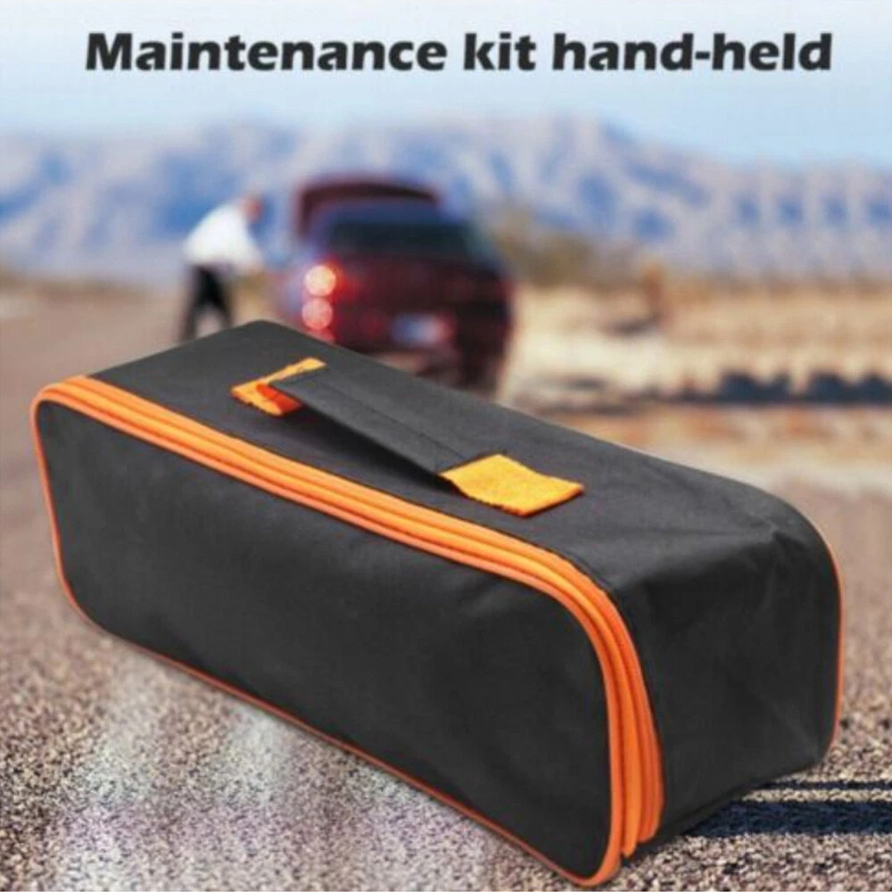 Multifunctional Metal Tool Bag Waterproof Oxford Canvas Storage Case Organizer
