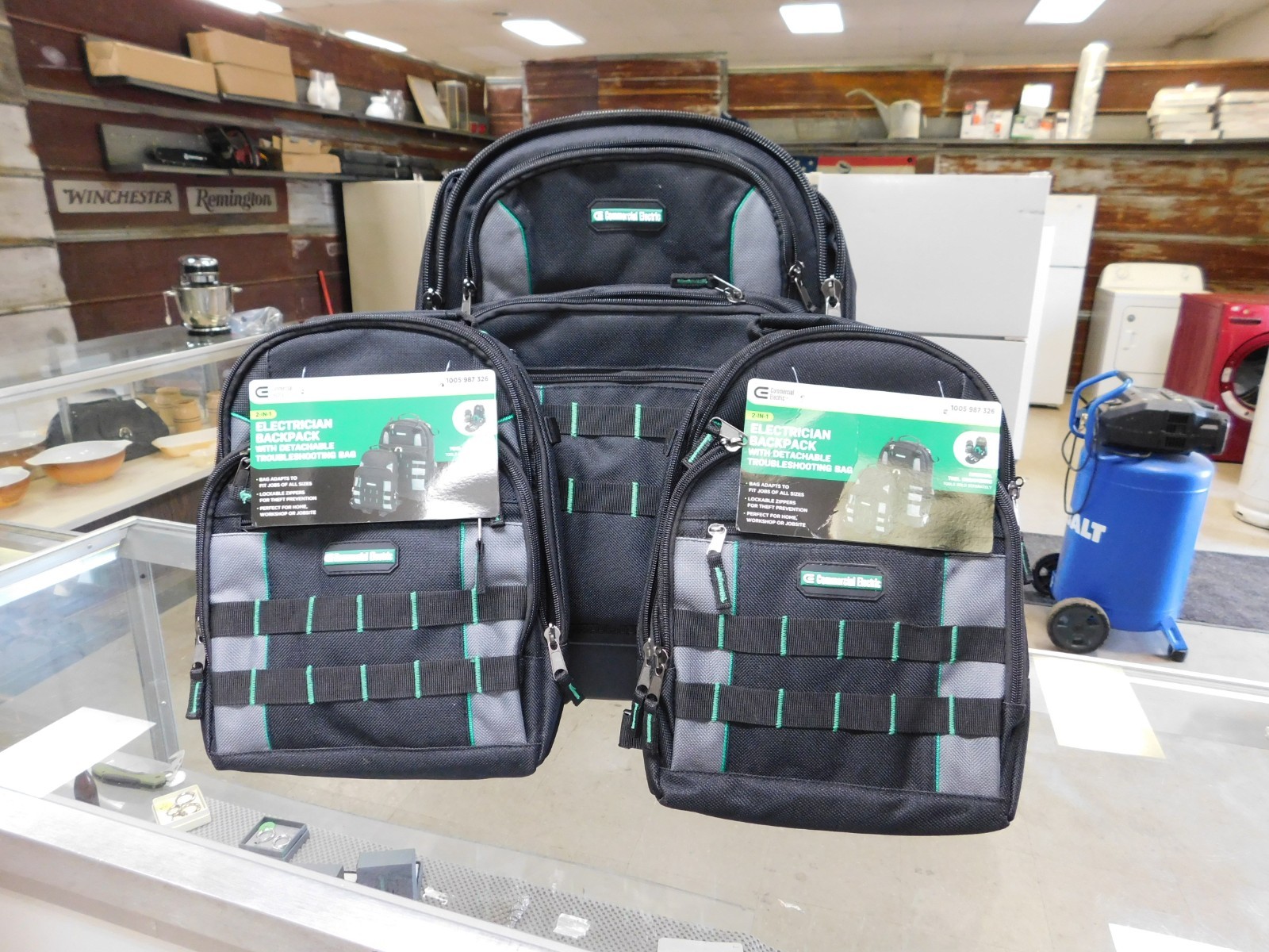 Commercial Electric 2in1 Electrician Backpack With Detachable Bag