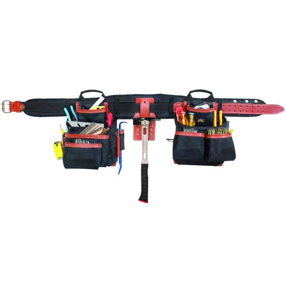 CLC Custom LeatherCraft 51452 4 Piece Of The Line Pro Framer’s Tool Belt