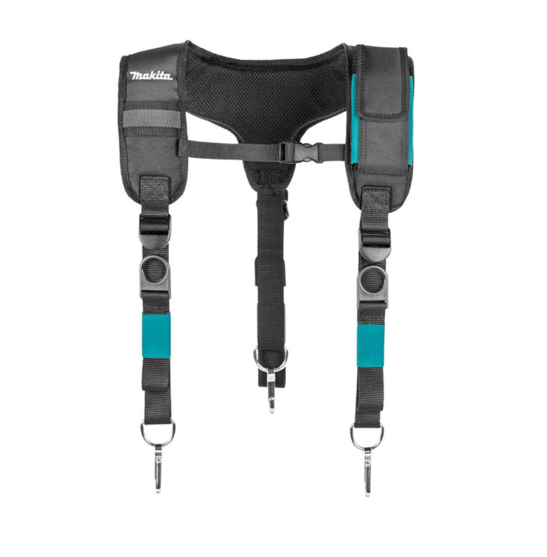 Makita Ultimate Padded Braces & Phone Holder Suspenders E-15372 Genuine New