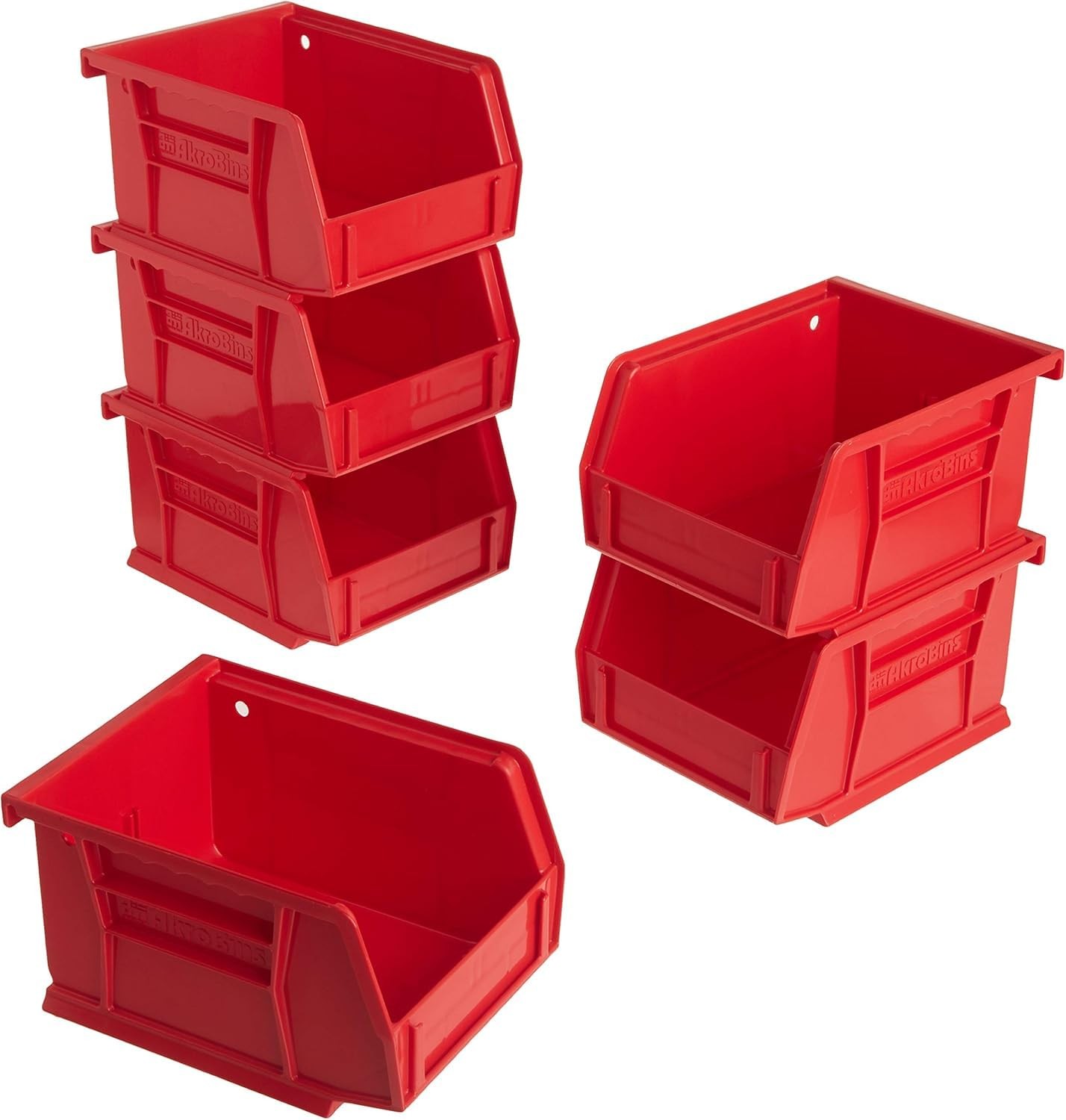 30210 AkroBins Plastic Storage Bins, SpaceSaving Stackable Bins for Garage, P…