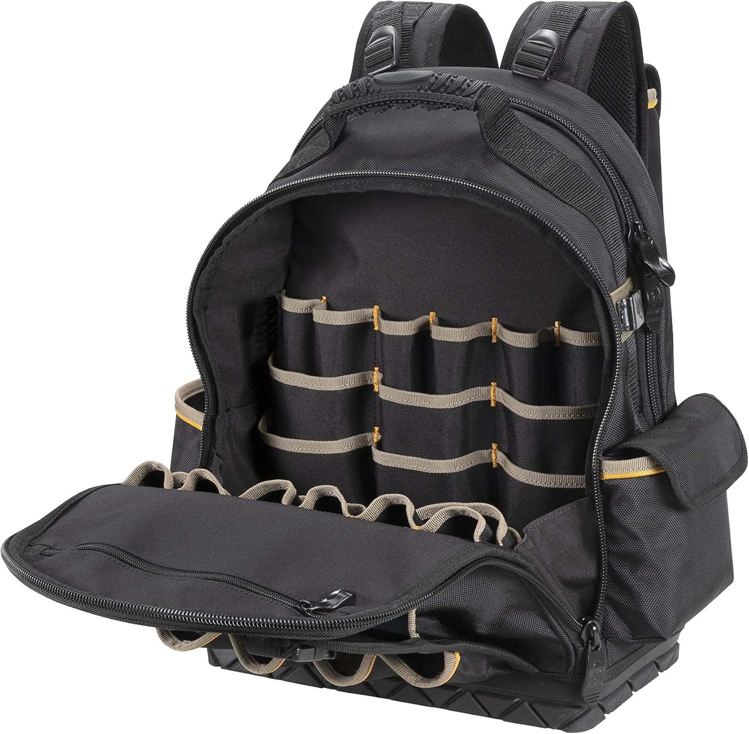 CLC Tool Backpack with 38 Pockets & Klein 11-Piece Hex Wrench Set