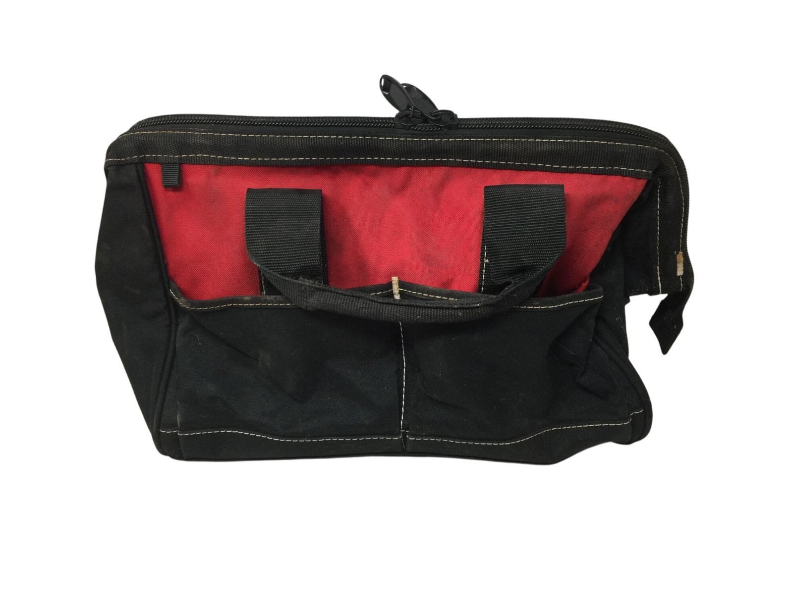 Husky Red and Black Zippered Tool Bag with Handles