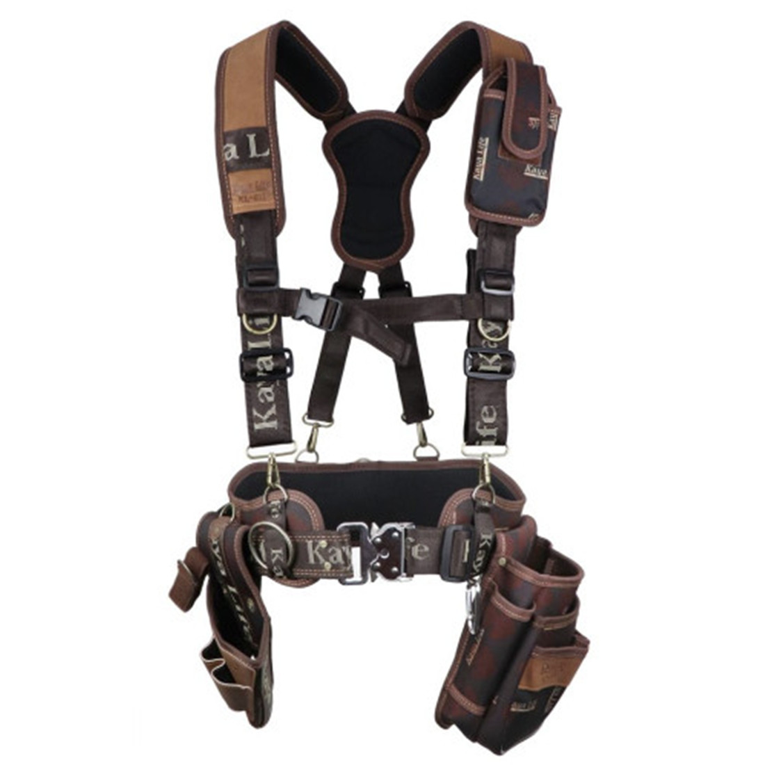KAYA LIFE KL-600 Work Tool Belt Suspenders Drill Pouch Holder Original Free Ship