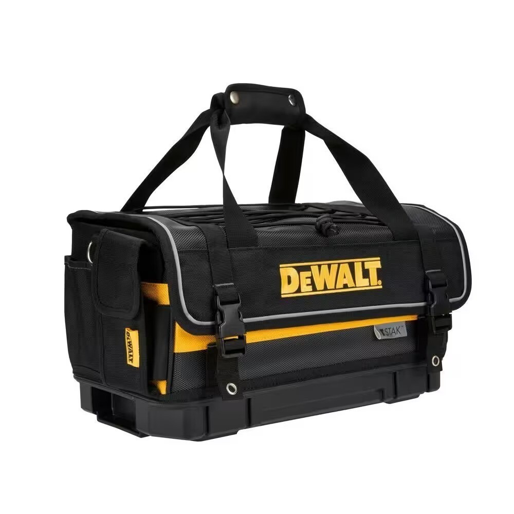 DEWALT TSTAK Multi-Purpose Tool Storage Bag 17 inches. with Handles Black/Yellow