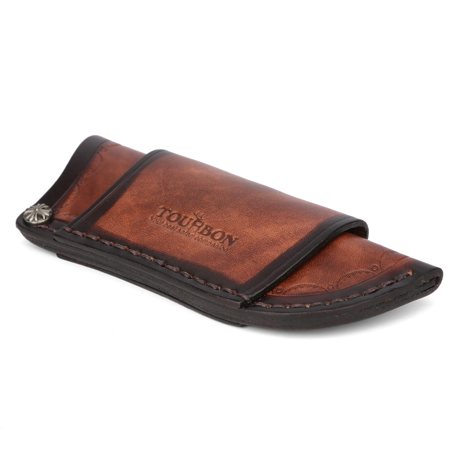 Leather Knife Sheath for Fixed Blade Knives – Belt-Mounted Storage Pocket Case