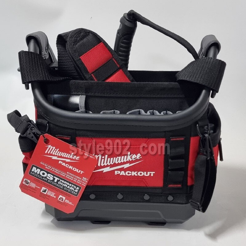 Original Milwaukee 48-22-8311 PACKOUT 10″ Structured Tote Tool Bag – FedEX