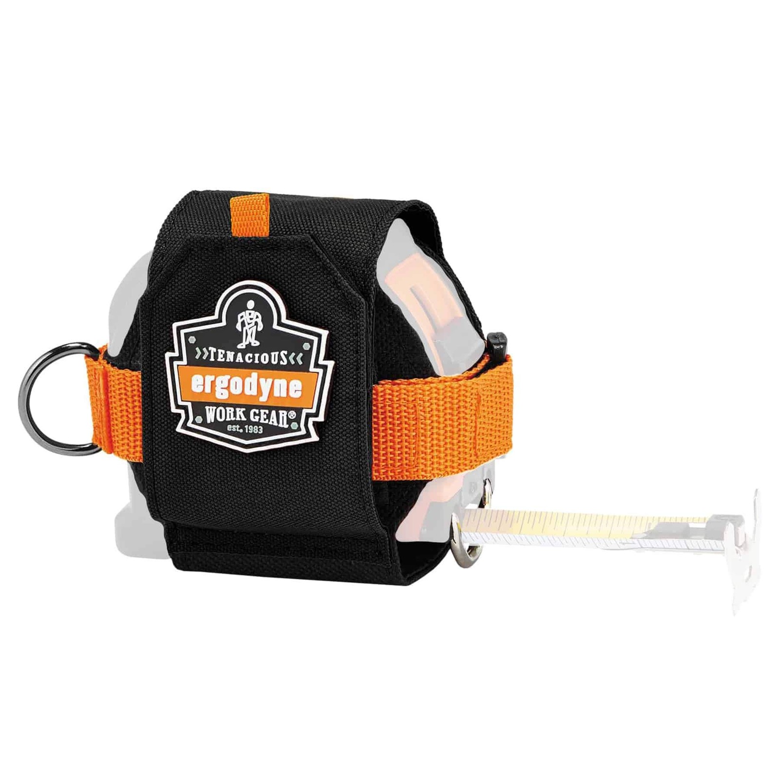 Squids 3770XL Tape Measure Holder with Belt Clip Black, Extra Large