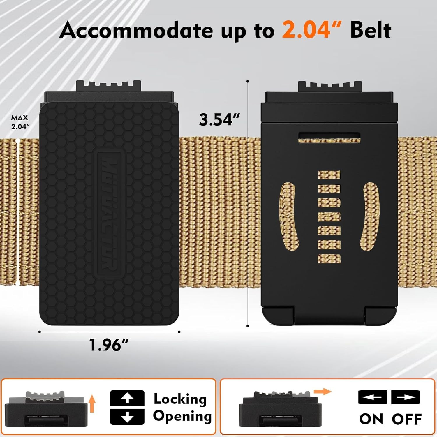 Heavy Duty Magnetic Tool Belt Clip