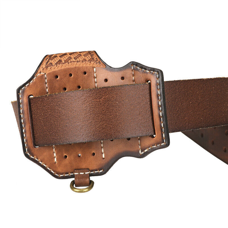Leather Pocket Knife Sheath EDC Multitool Plier Belt Pouch Tools Holster-TOURBON