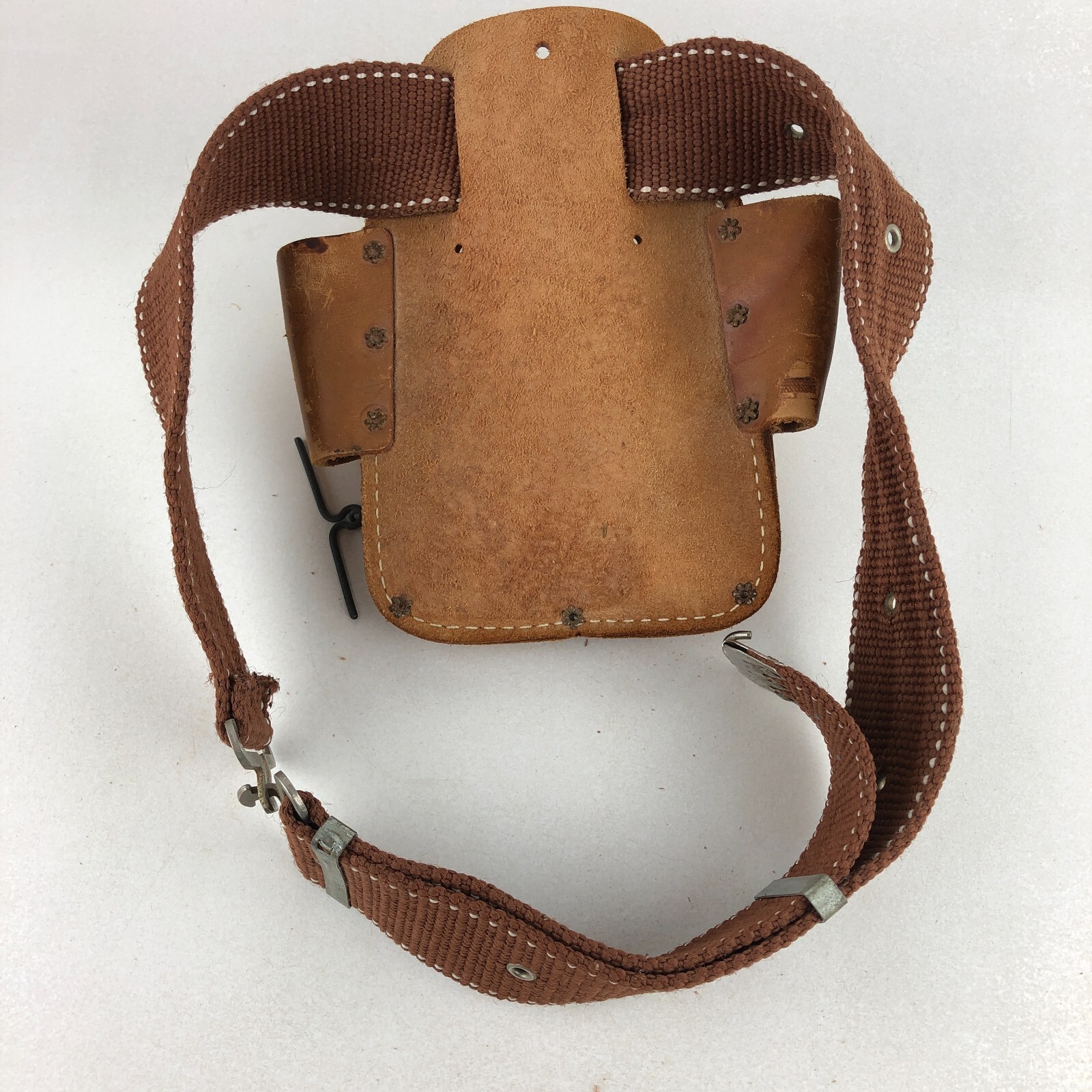 Action Leathercraft LP 403 Professional Tool Pouch With 4 Pockets & Belt USA