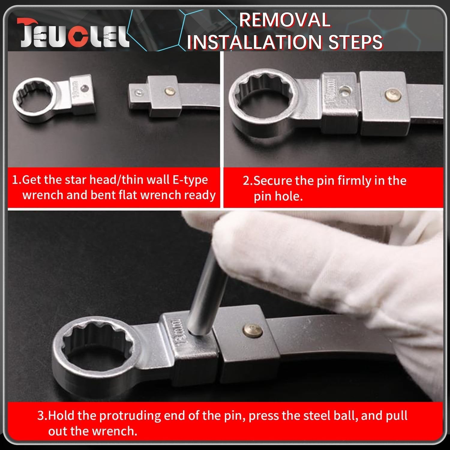 Alloy Steel Universal Pulley Removal Tool Kit: 15PCS for Mechanics & DIYers