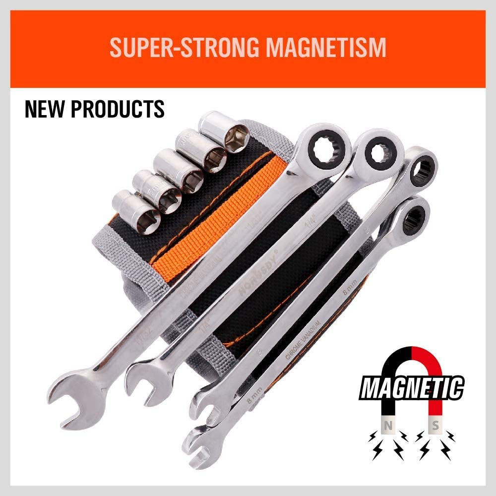 Magnetic Wristband, Stocking Stuffers, Gifts for Men, Premium Tool Belt for Hold