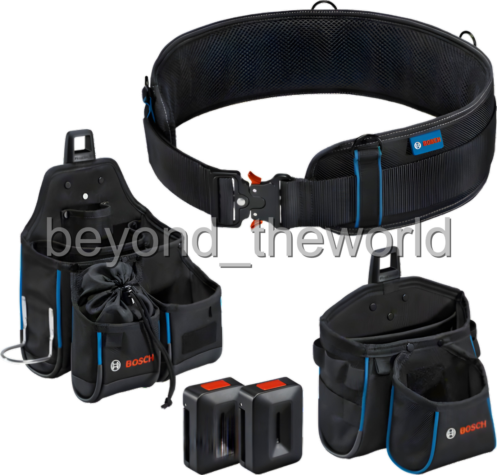 Bosch Professional Tool Belt 108 Kit Pouch/Holster ProClick High Ergonomic Fit