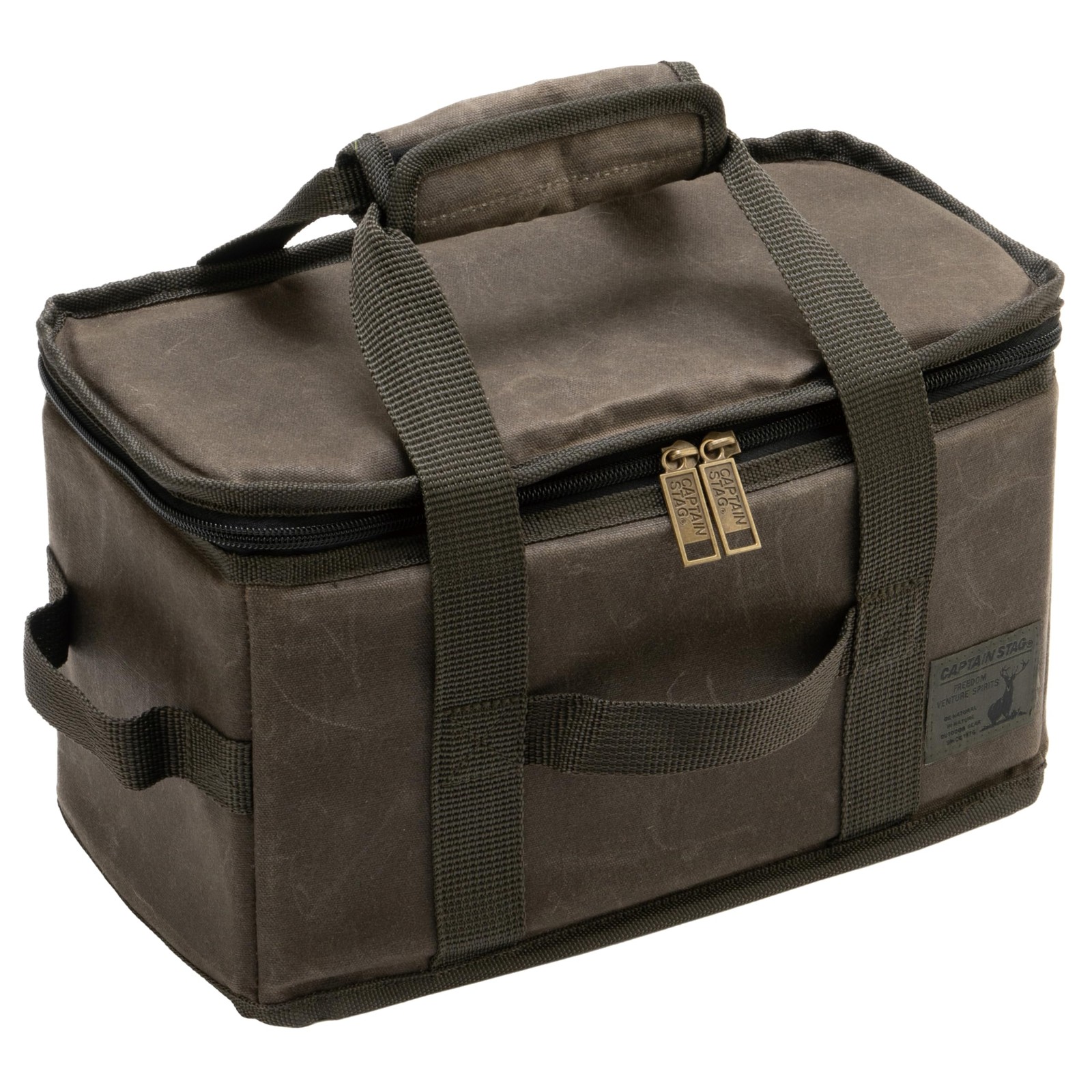 CAPTAIN STAG Tool Bag, Cotton Canvas Gear Box Bag