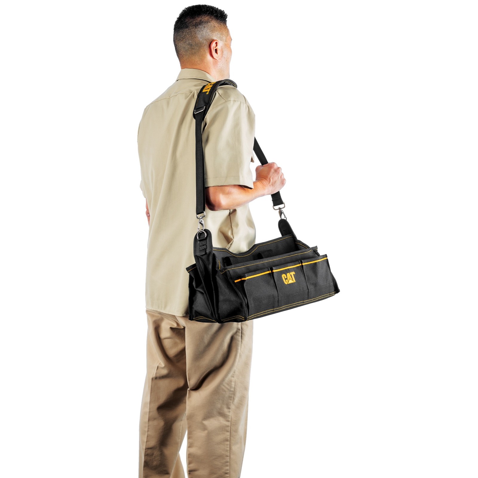 Cat 17 Inch Tech Tool Tote with Storage Cases – 240045
