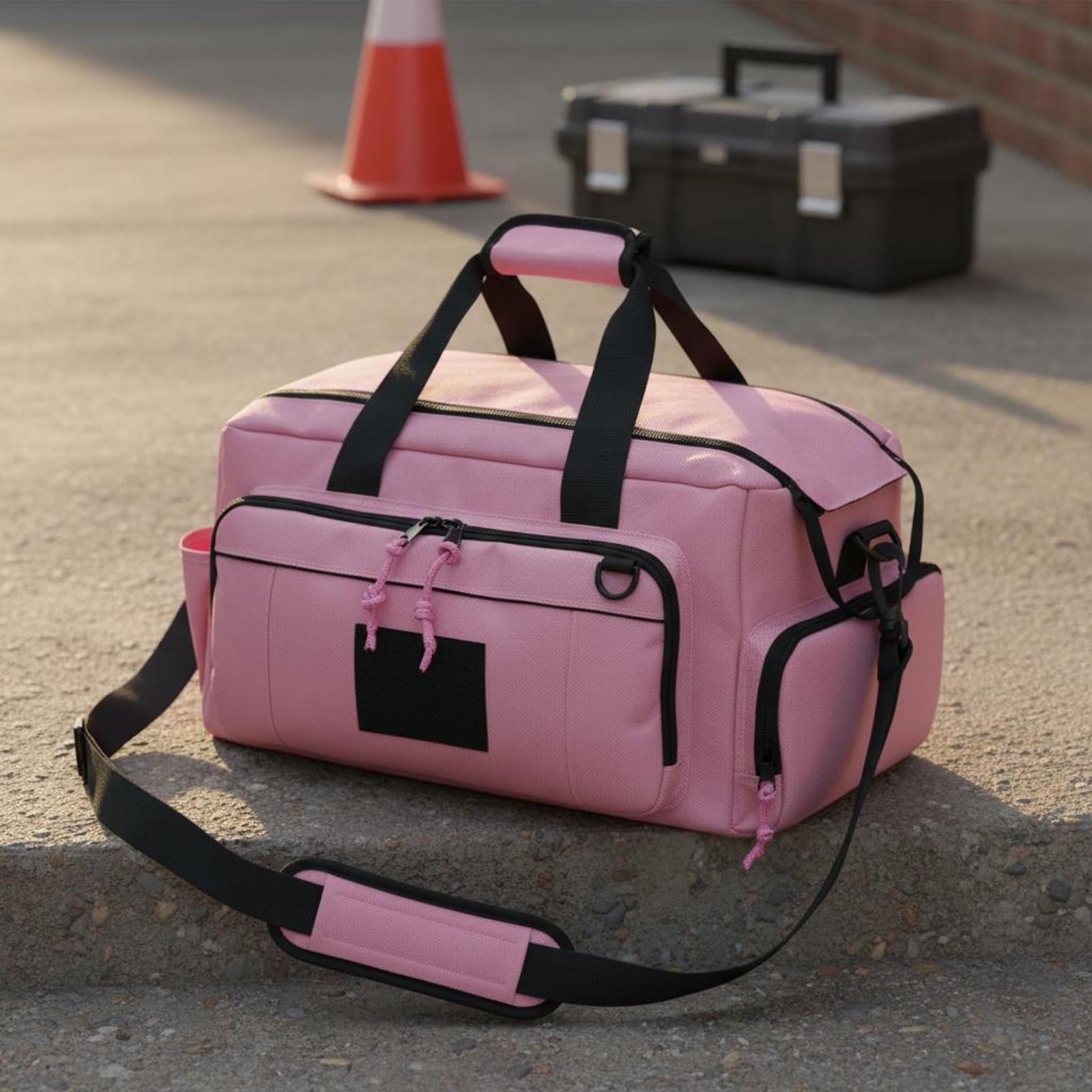 Shoulder Tool Bag Multiple Pockets Tool Bag Wide Opening for Car Repair