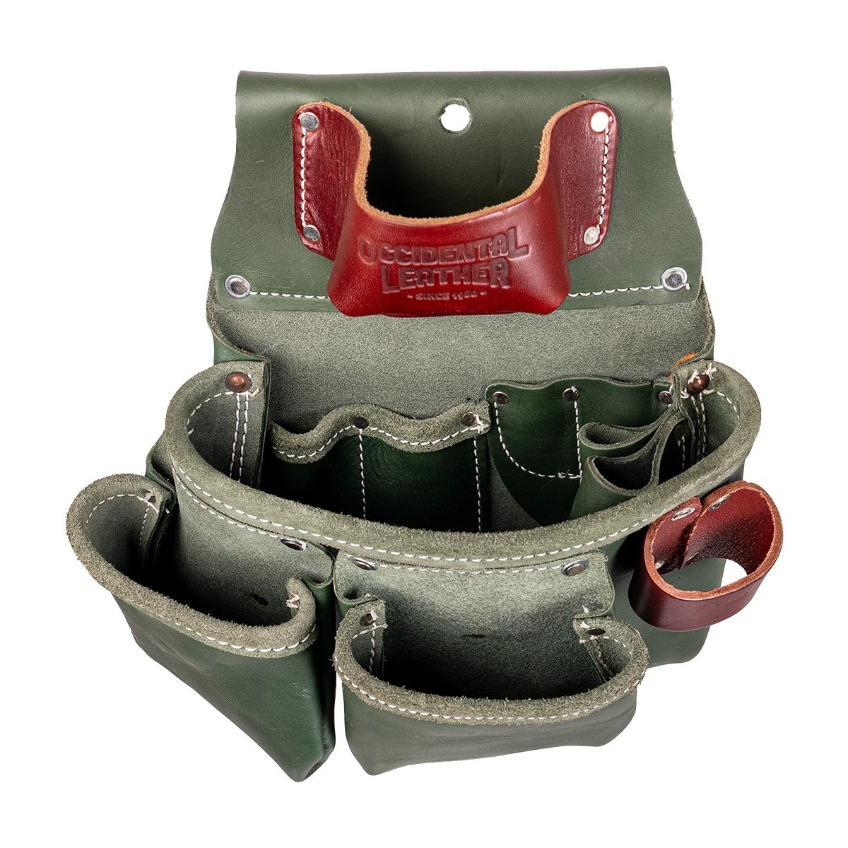 Occidental Leather G5018DB 3 Pouch Pro Tool™ Bag – Green