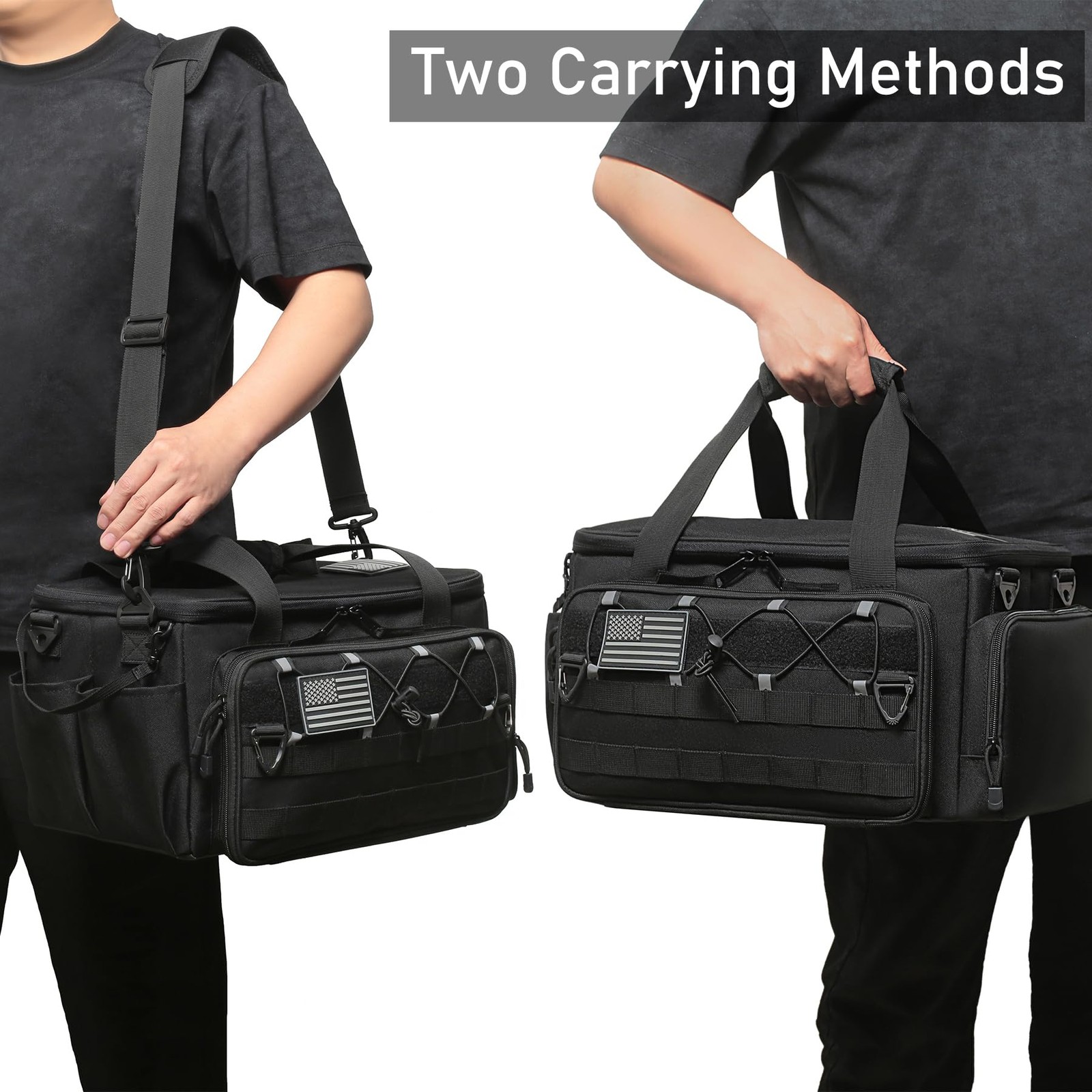 15-Inch Tool Bag Multi-purpose Organizer 15″ X 8.3″ X 9.1″, Black