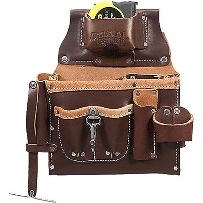 Occidental Leather 5085 17-Pocket All Leather Engineer’s Tool Case, 11″ x 7″