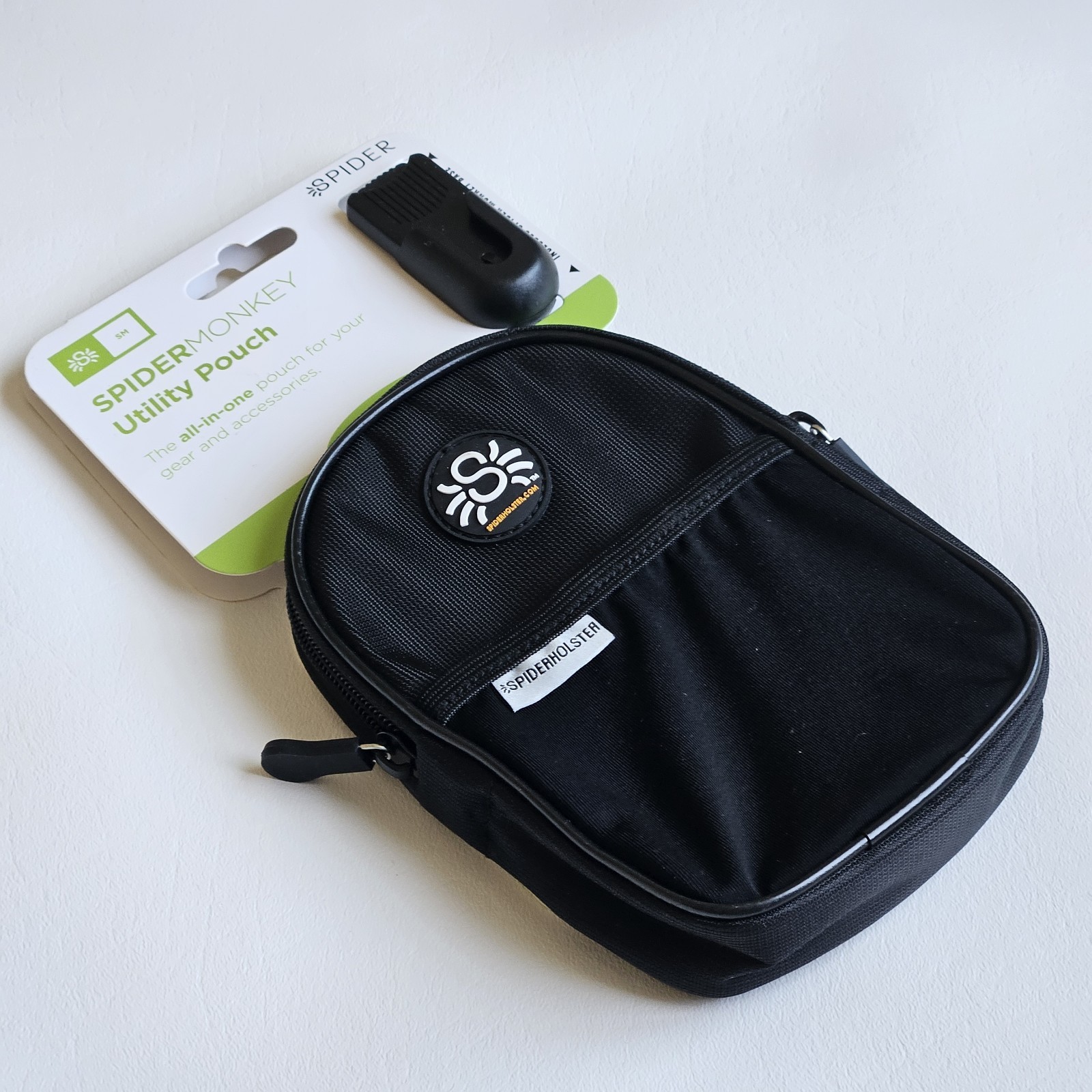 Spider Monkey Utility Pouch – Self locking belt accessory clip Brand New!