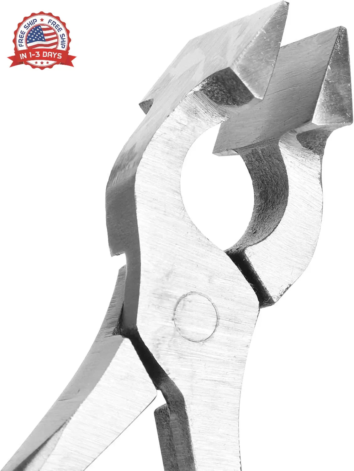 Flat Nose Duck Bill Pliers, Leather Flattening Clamp Tool for Backpack Bag DIY C