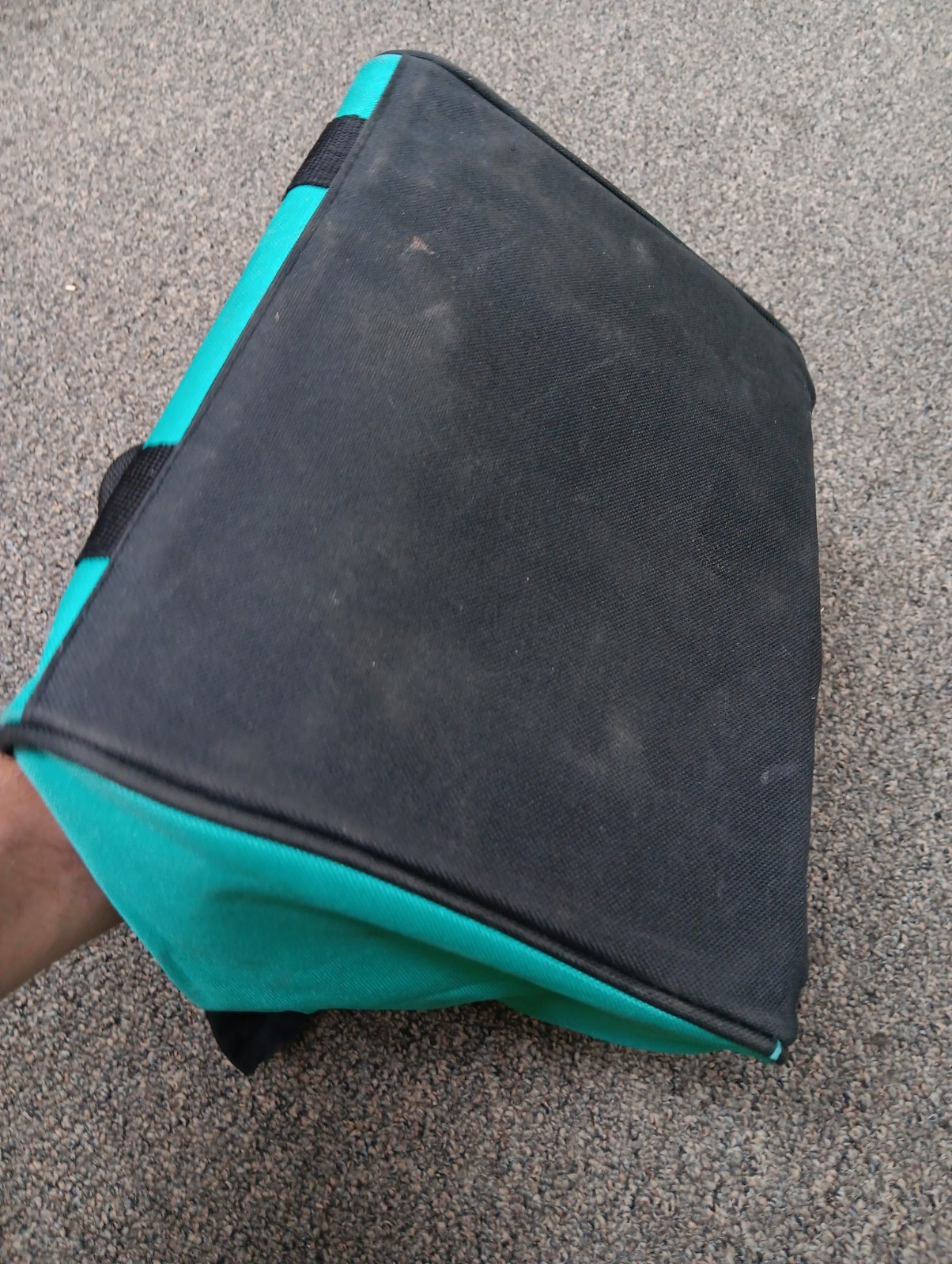Makita 11”inch Small Contractors Tool Bag 11”x10”x8” Blue / Black – Used Lightly