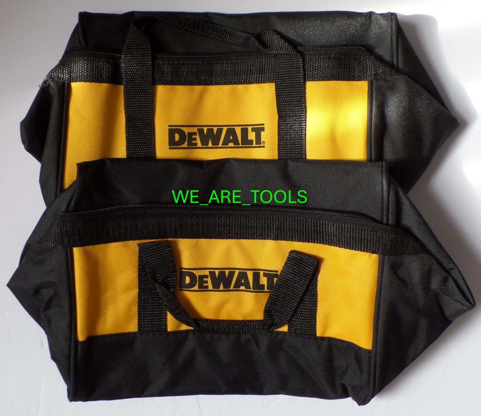 (2) Dewalt Tool Bag / Case 11″ x 8″ x 8″ Canvas For 20V Drill, Battery, Saw